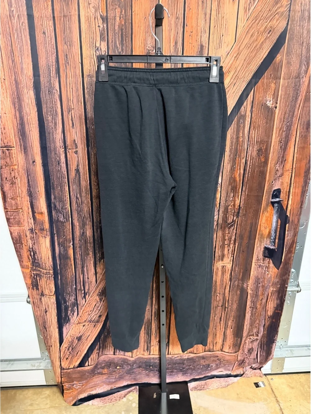 Nike Black Sweatpants with Drawstring Waist, Size XS